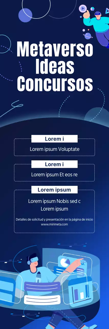 Anuncio de concurso para un concepto de metaverso bluetone