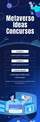 Anuncio de concurso para un concepto de metaverso bluetone