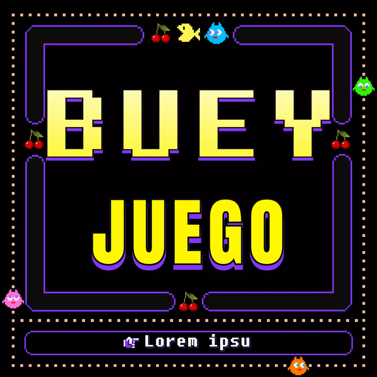 lindo juego clasico en purpleblackyellowConcept OXQuiz