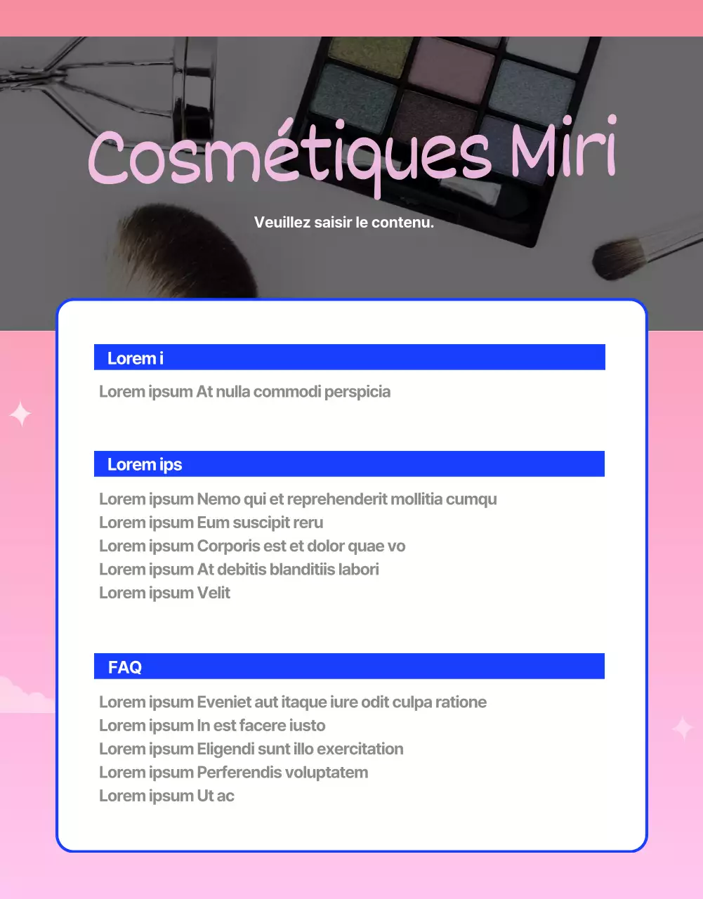 Maquillage au guacamole