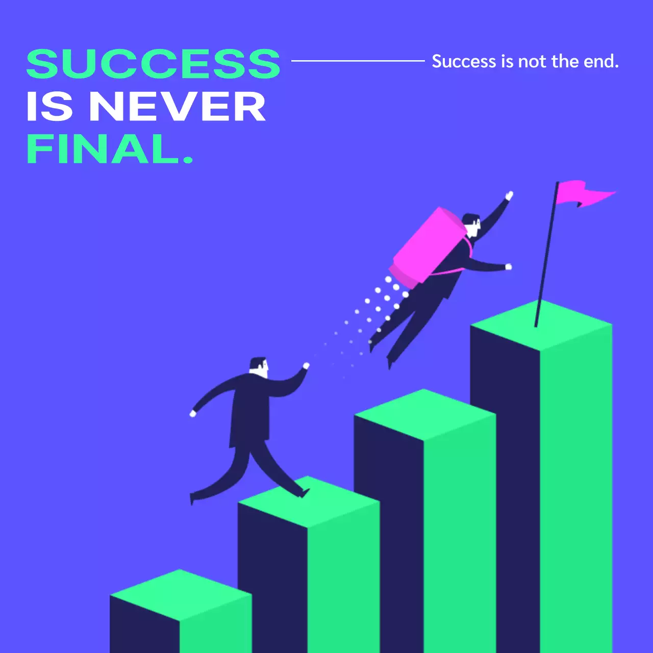 Blue Modern Business Guide Social Media Post