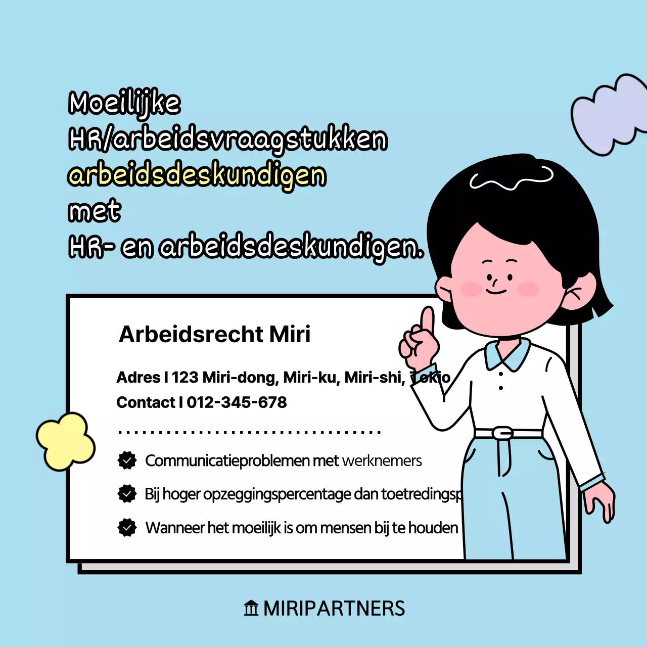 Leer bank holiday trivia met een pastelkleurig, sprankelend vrouwelijk personage