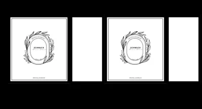 Schwarze Logo-Schmuck-Einkaufstasche