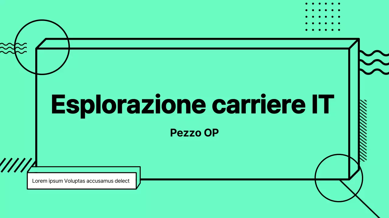 Rapporti di esplorazione della carriera colorati e bordati