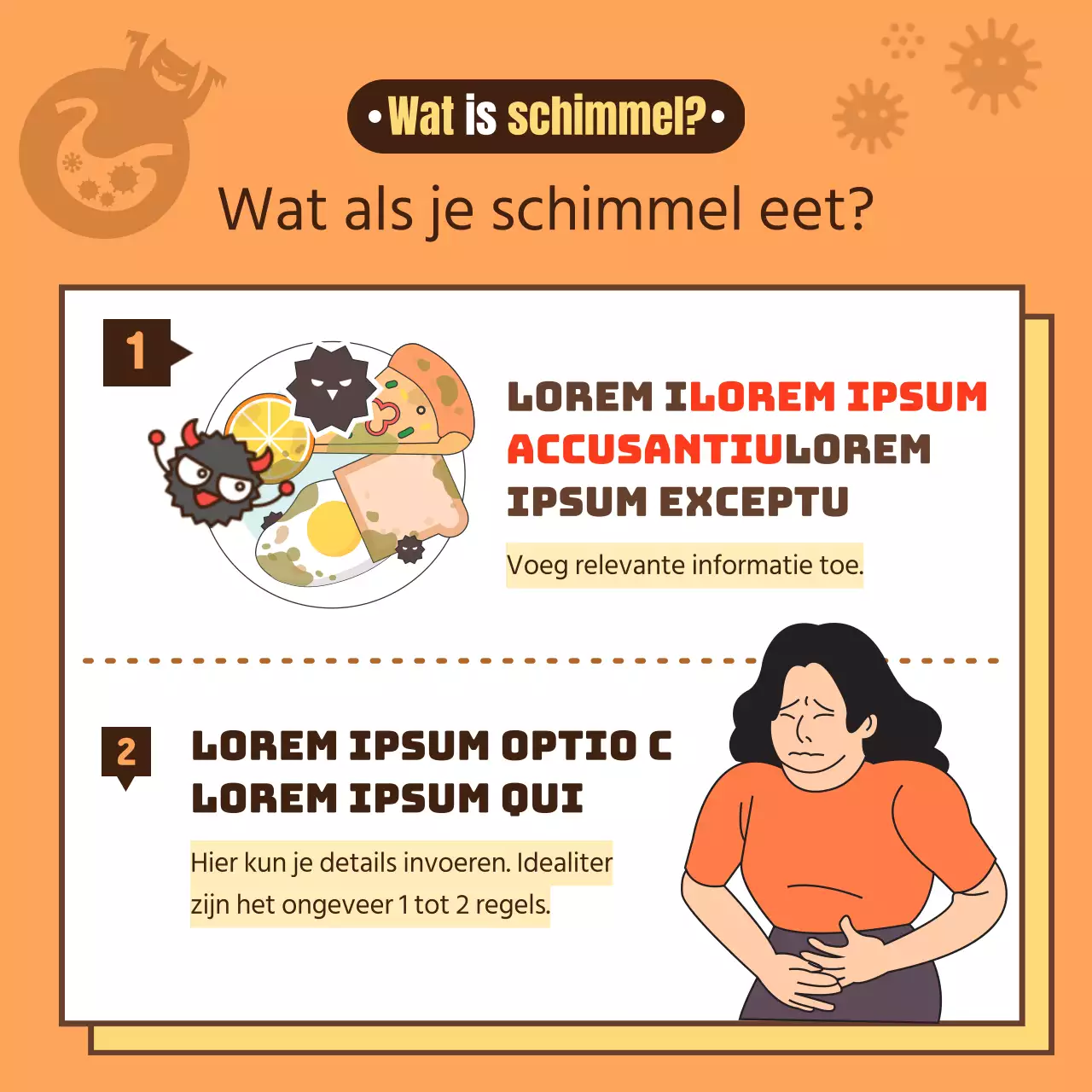 Wijsheid over het bewaren en eten van bruine, kruipende schimmel CardNews