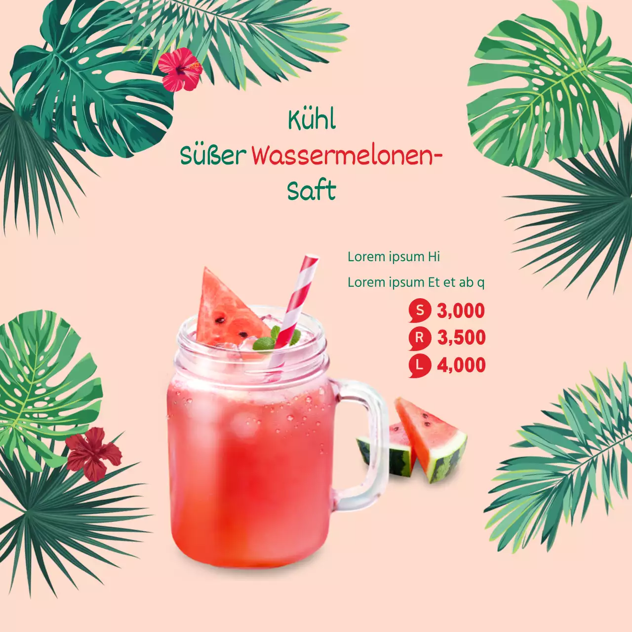 Cafe Sommergetränke