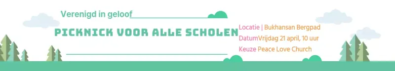 Picknick voor alle scholen