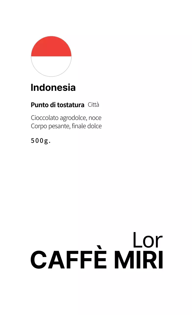 Bandiera bianca etichetta pulita caffè in grani