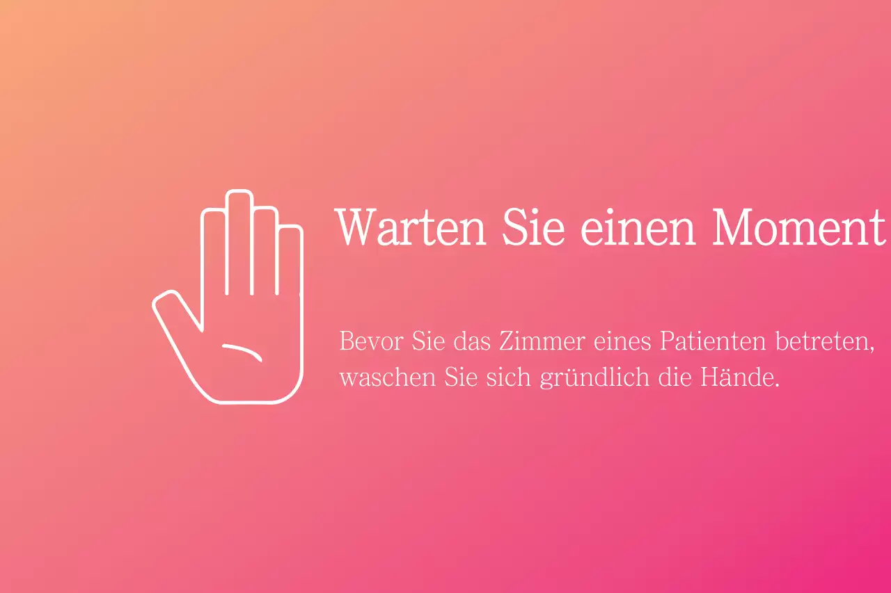 Warten Sie eine Minute