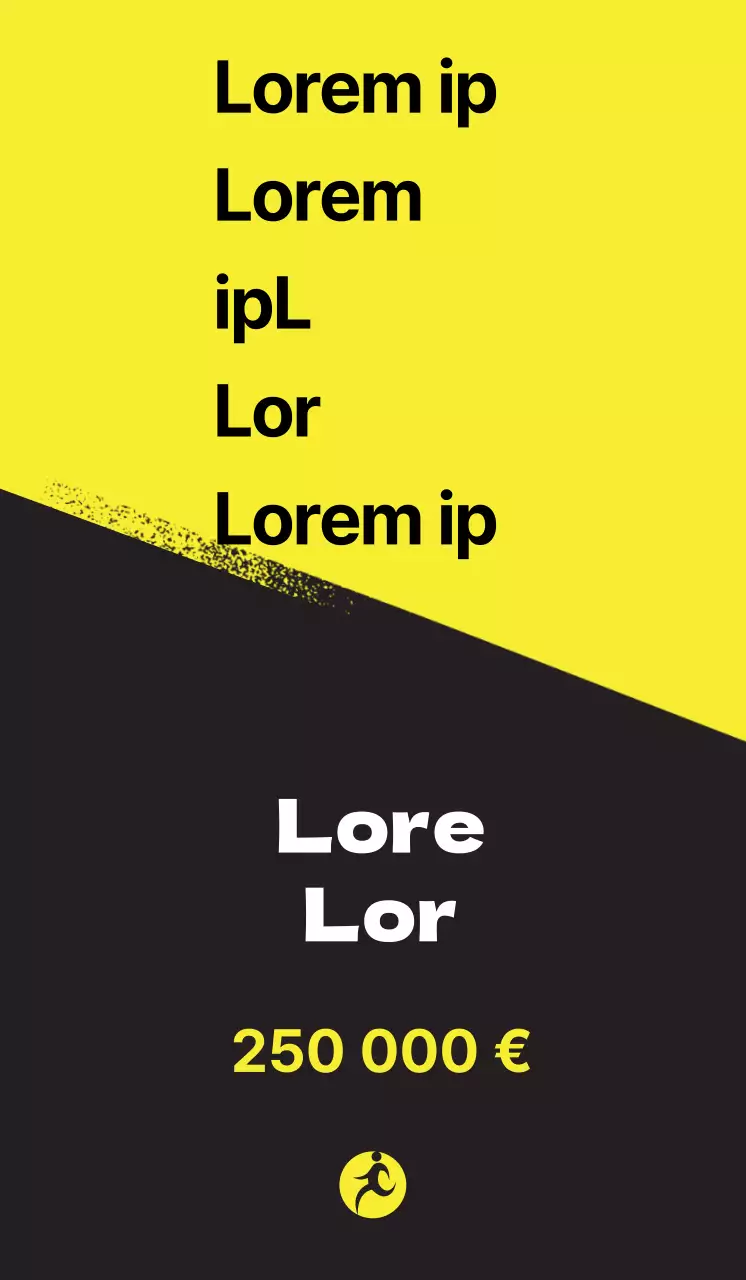 Événements sanitaires sur fond noir et jaune