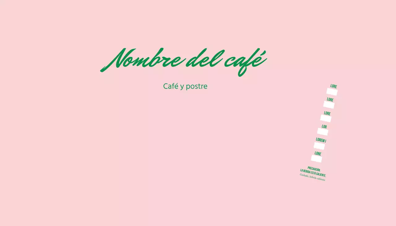 Rosa Verde Letra inglesa