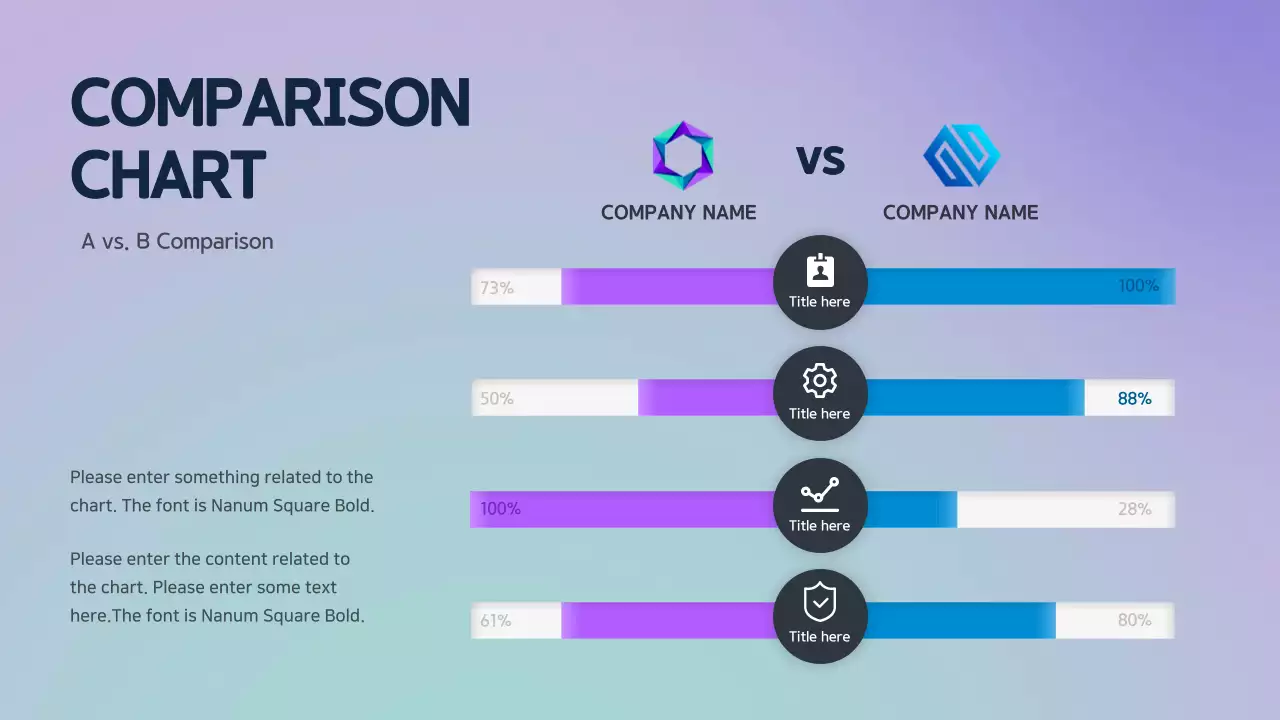 Purple Modern Comparison Report Infographic