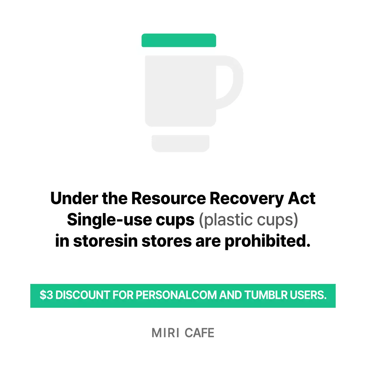 Green cafe sign Acrylic stand for cafe