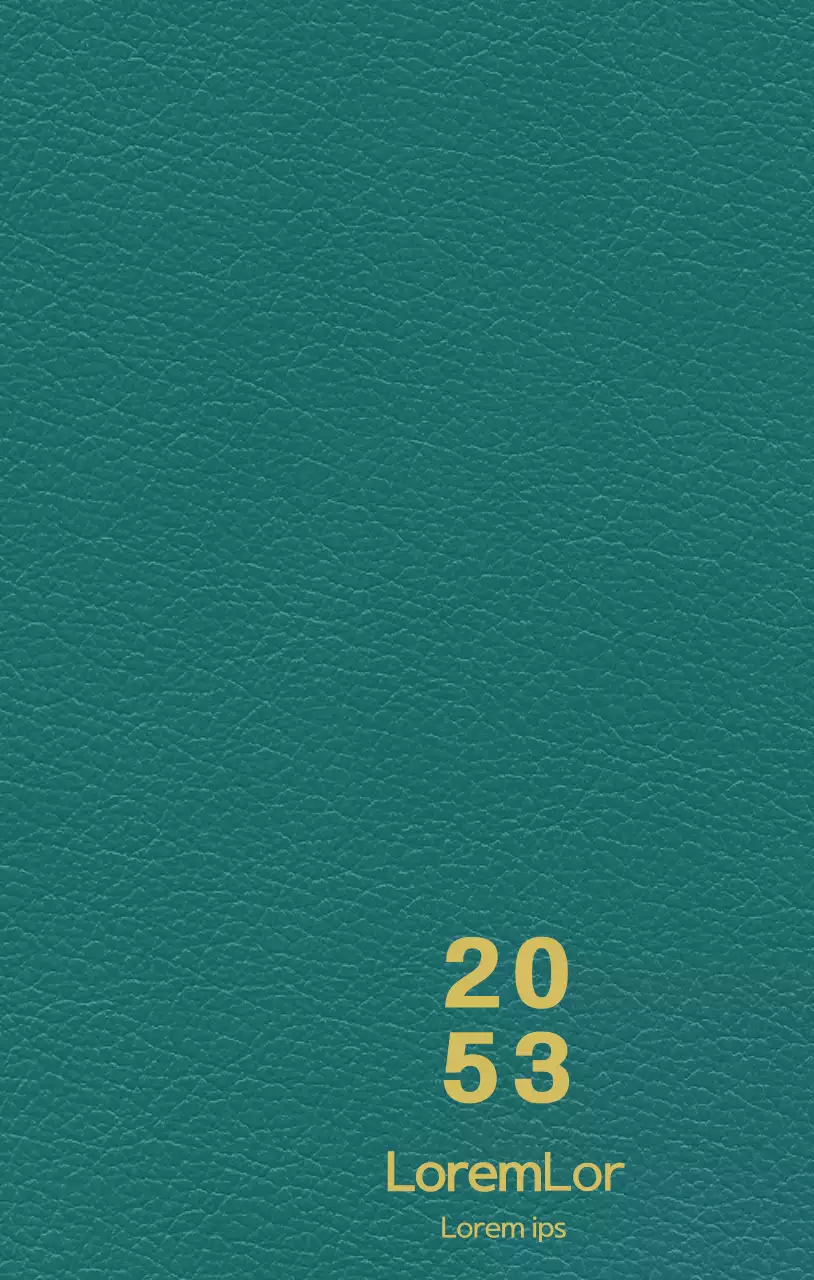 Industrial Diary Cover