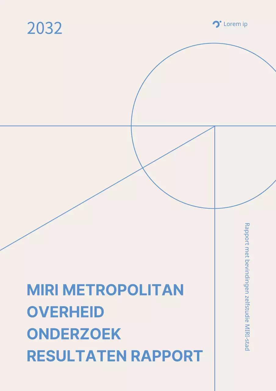 Basislijn rapporthoes in beige en blauw