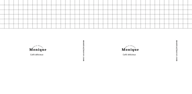 Logo émotionnel et propre d'un café dessert