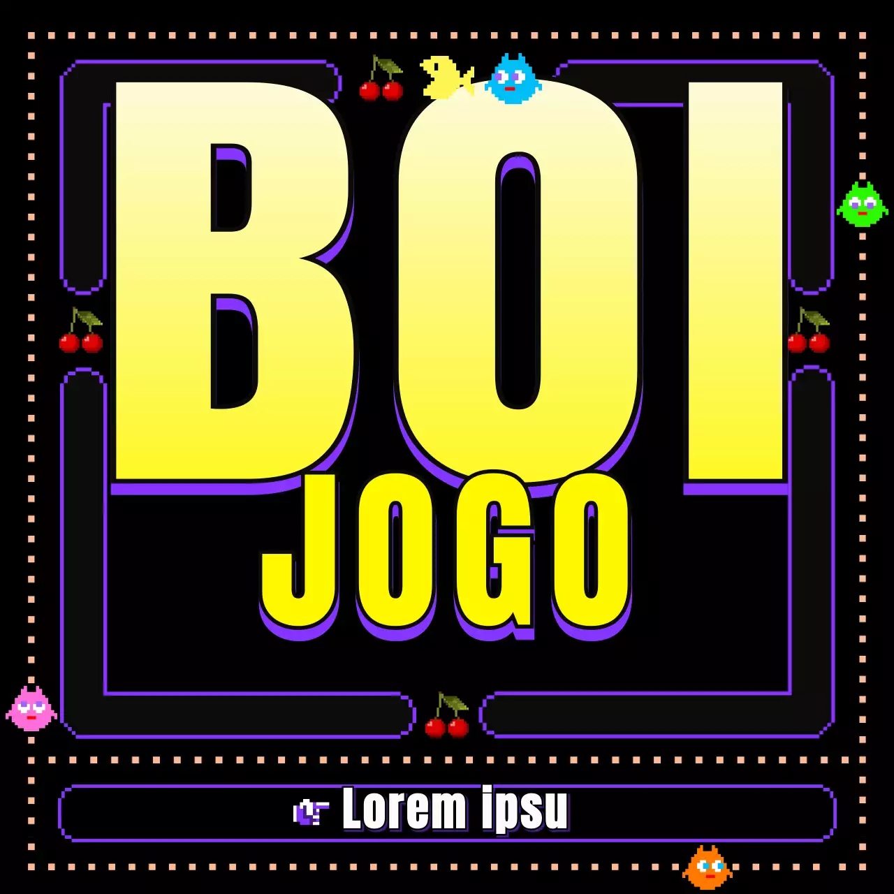 jogo clássico giro em roxo-preto-amareloConceito OXQuiz