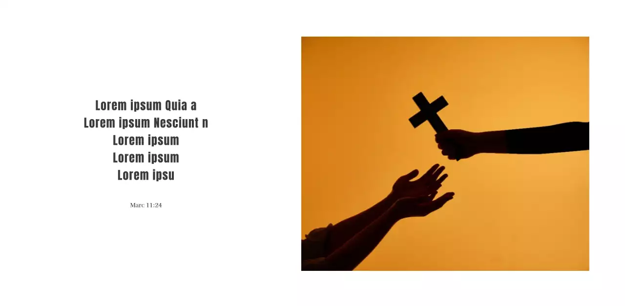 Calendrier avec des images édifiantes de l'église