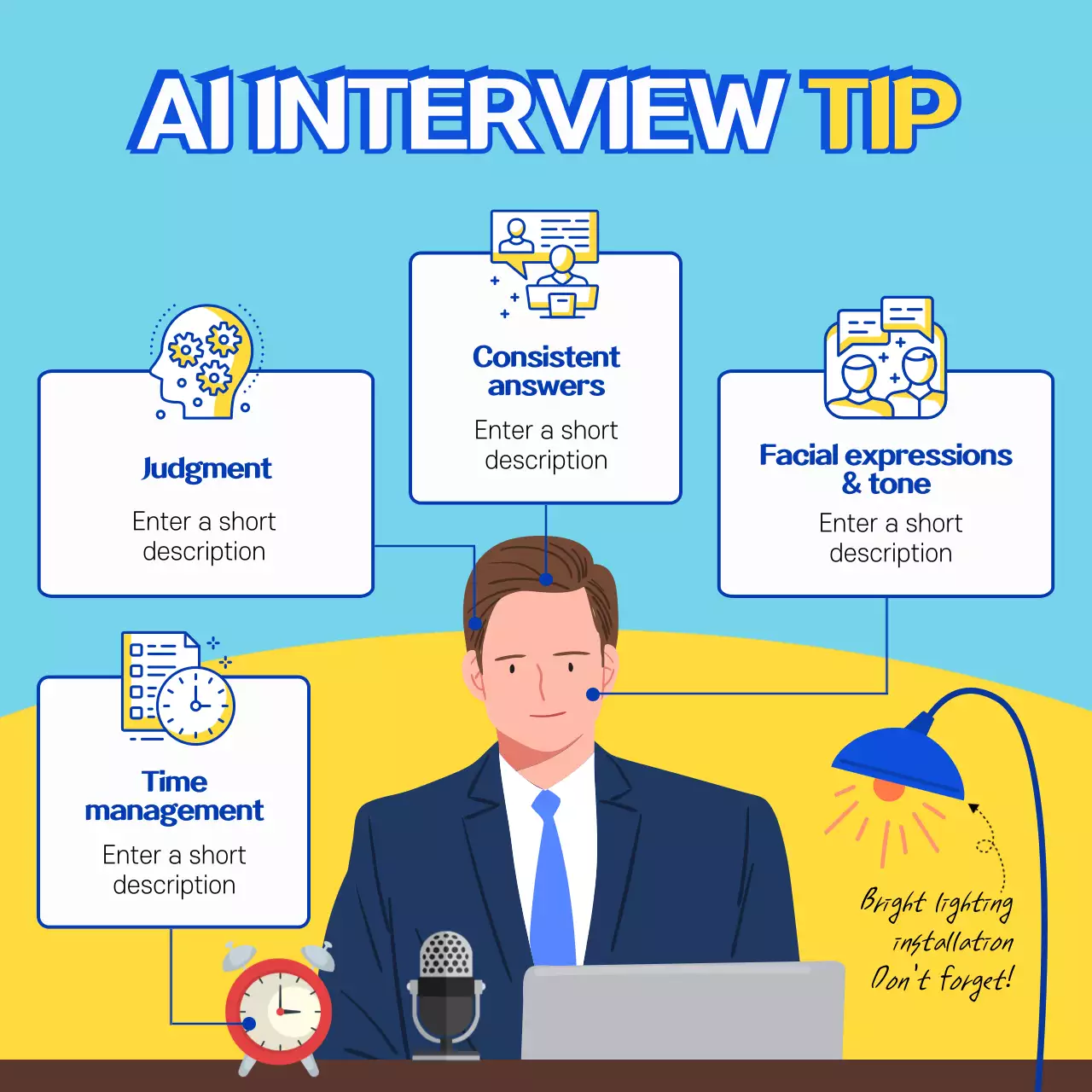 Light blue and yellow first half recruitment AI hints
