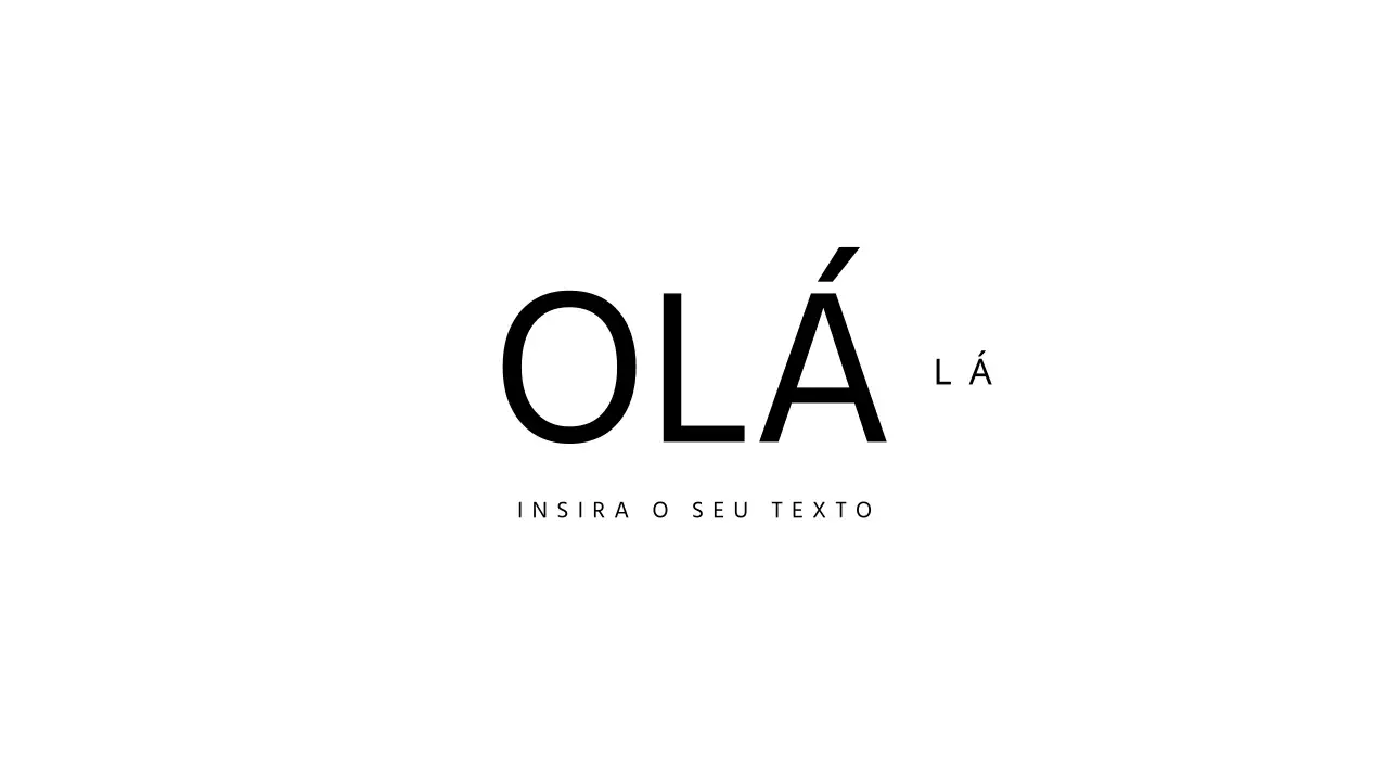 Apresentações a preto e branco
