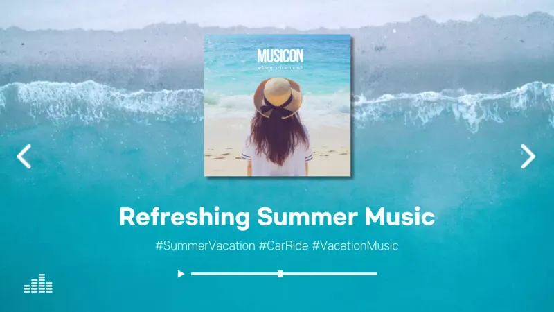 Daftar Putar Musim Panas Trendi Biru Gambar Mini YouTube