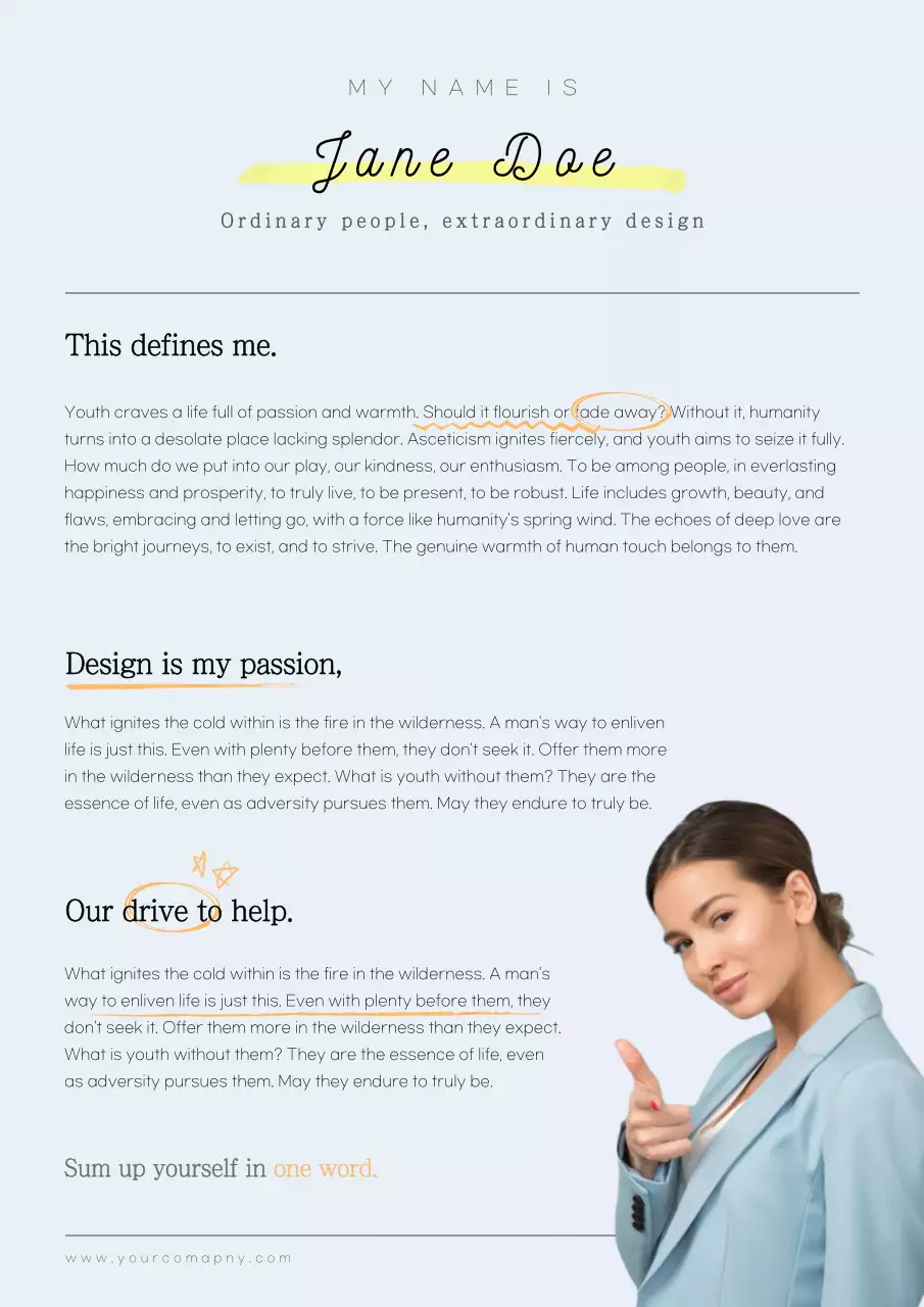White Modern Portfolio Resume