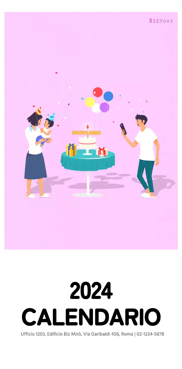 Un caldo concetto di famiglia in colori pastello