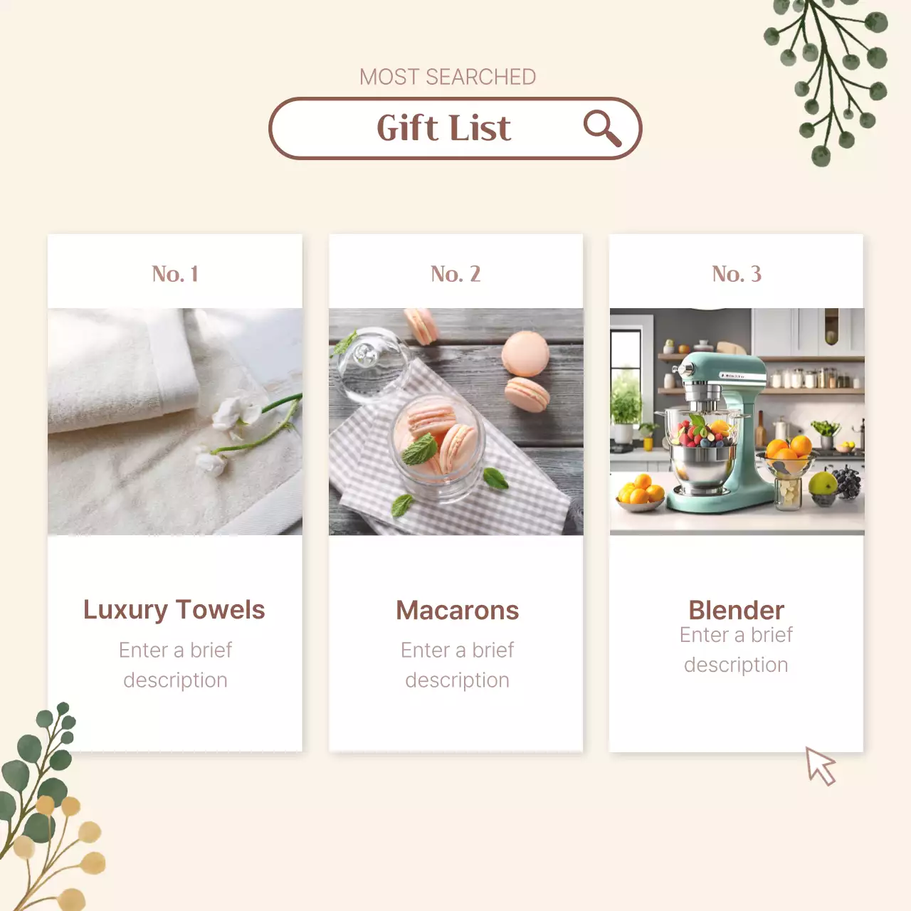 Beige Elegant Gift Promotion Instagram Carousel