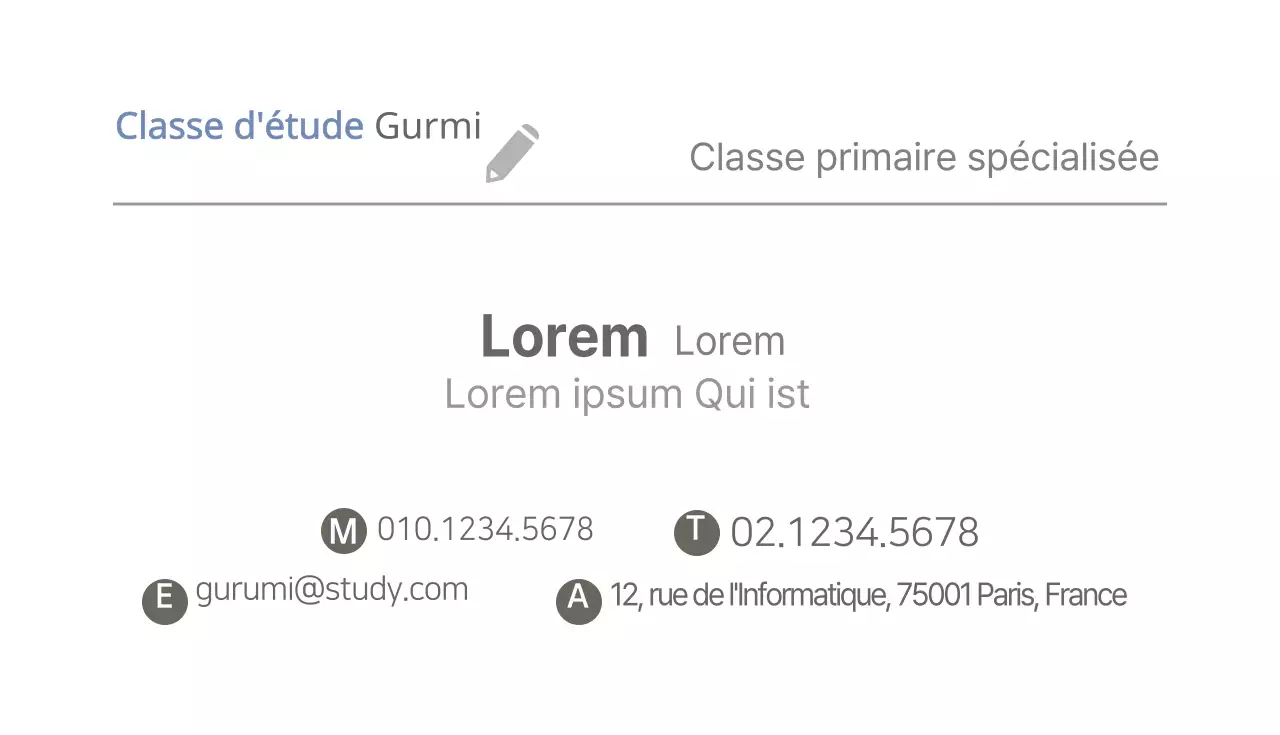Classes d'étude Gurmi