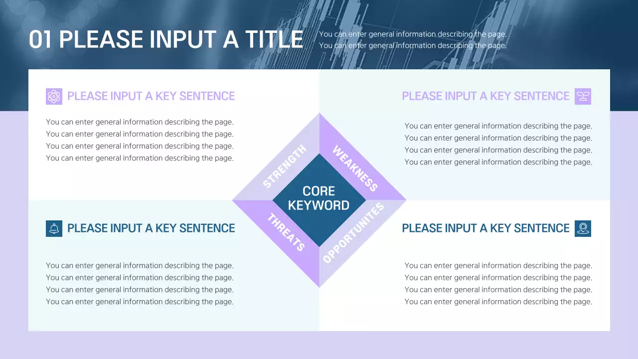 Blue Modern Business Plan Template Infographic
