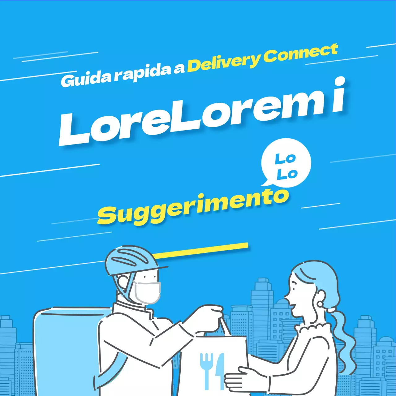 Immagine dei suggerimenti di Blue Delivery Connect