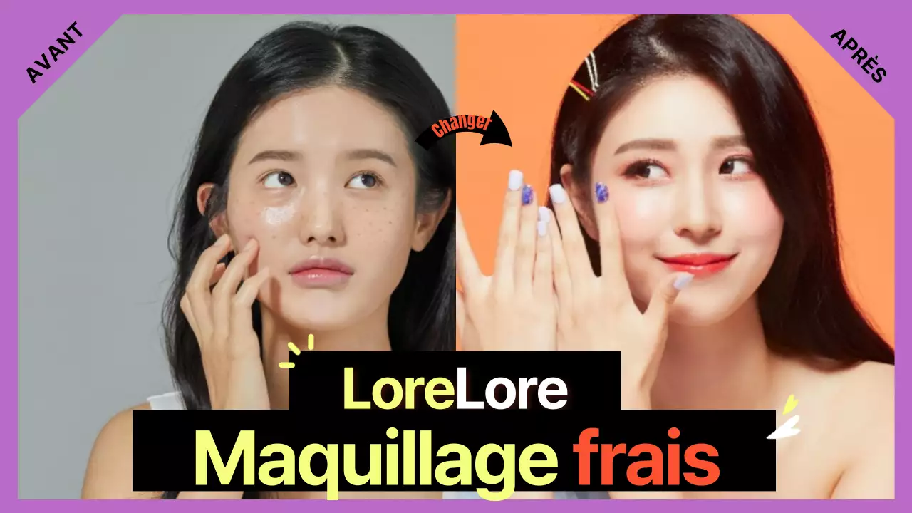 Mode d'emploi - Maquillage avant et après