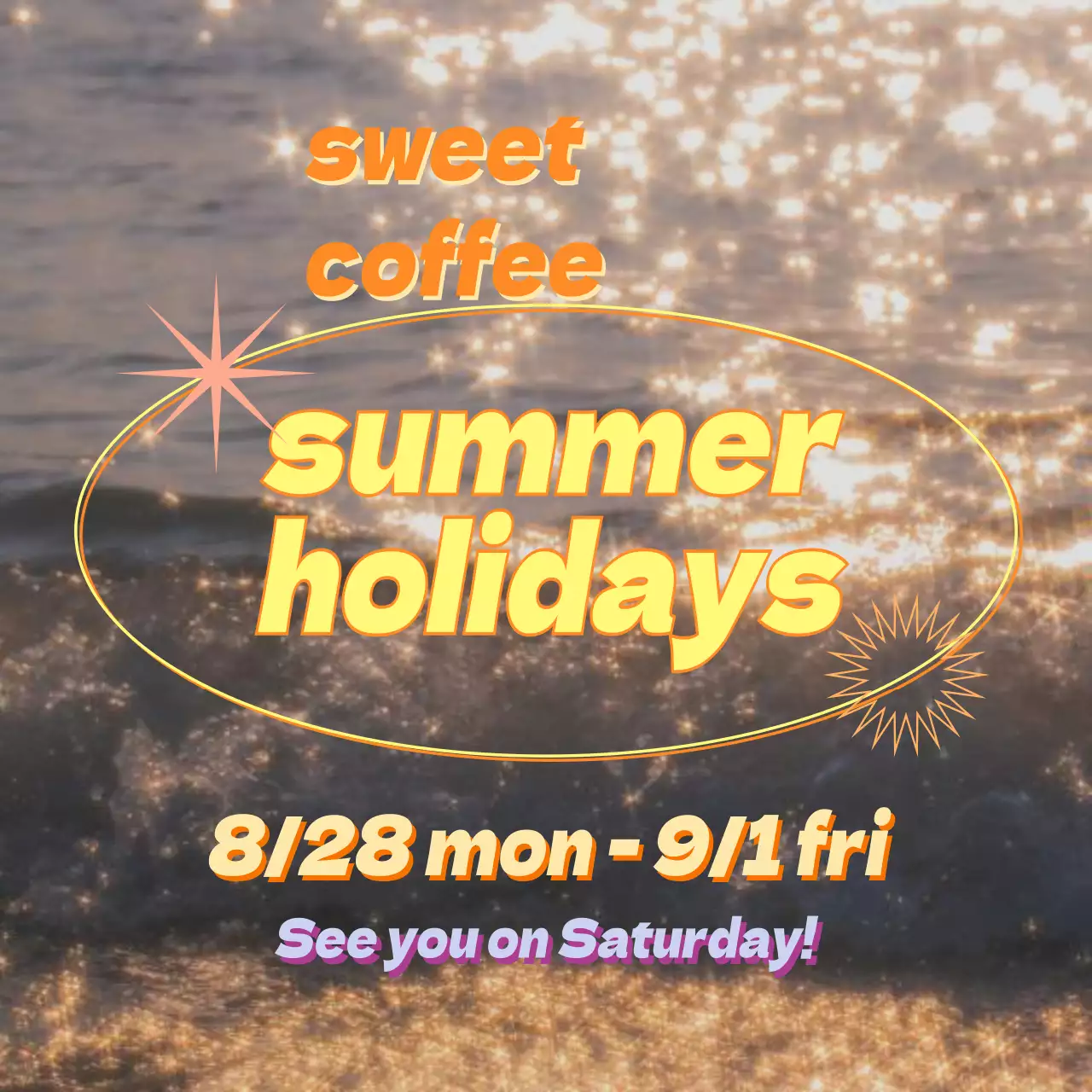 Announcing a fantasy orange and yellow typography emphasis