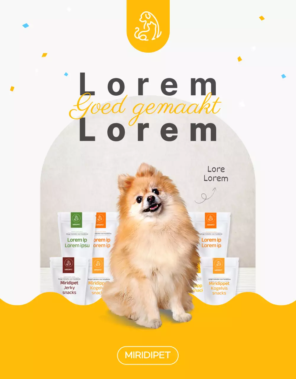 Over zelfgemaakte traktaties voor huisdieren met een knal geel en groen