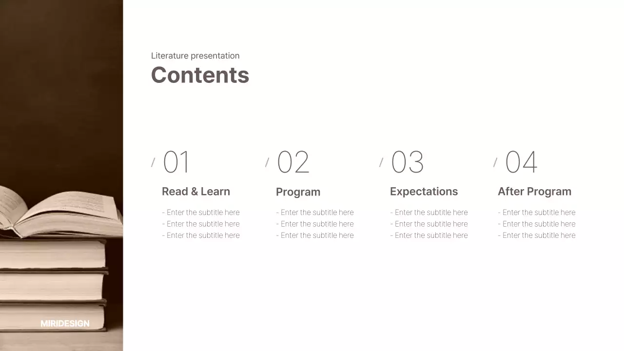 Introduction to the Brown Themed Reading Program