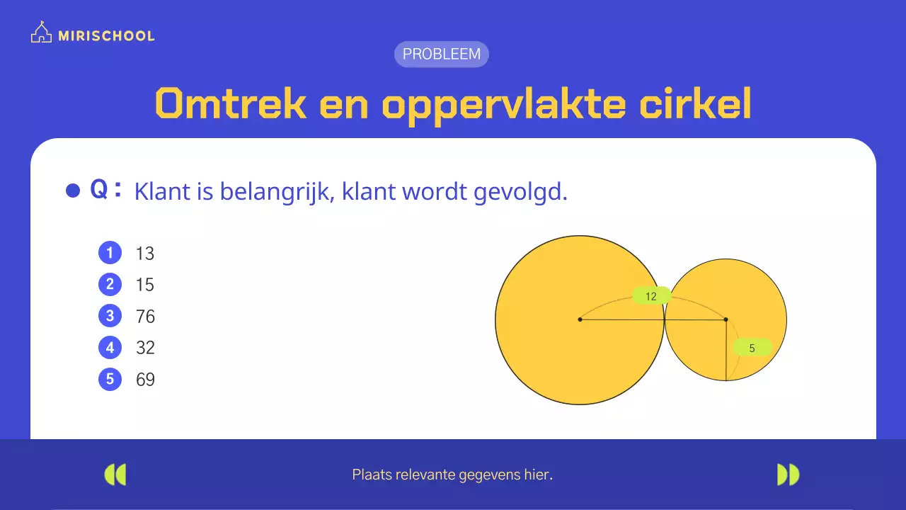 Levendig gekleurde karakterillustratie met gele en kobaltblauwe accenten