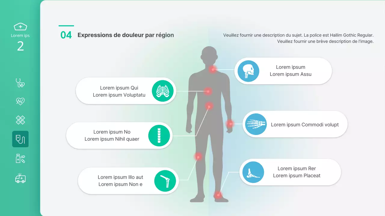 Présentation d'une classe d'infirmières mettant en valeur des illustrations vertes