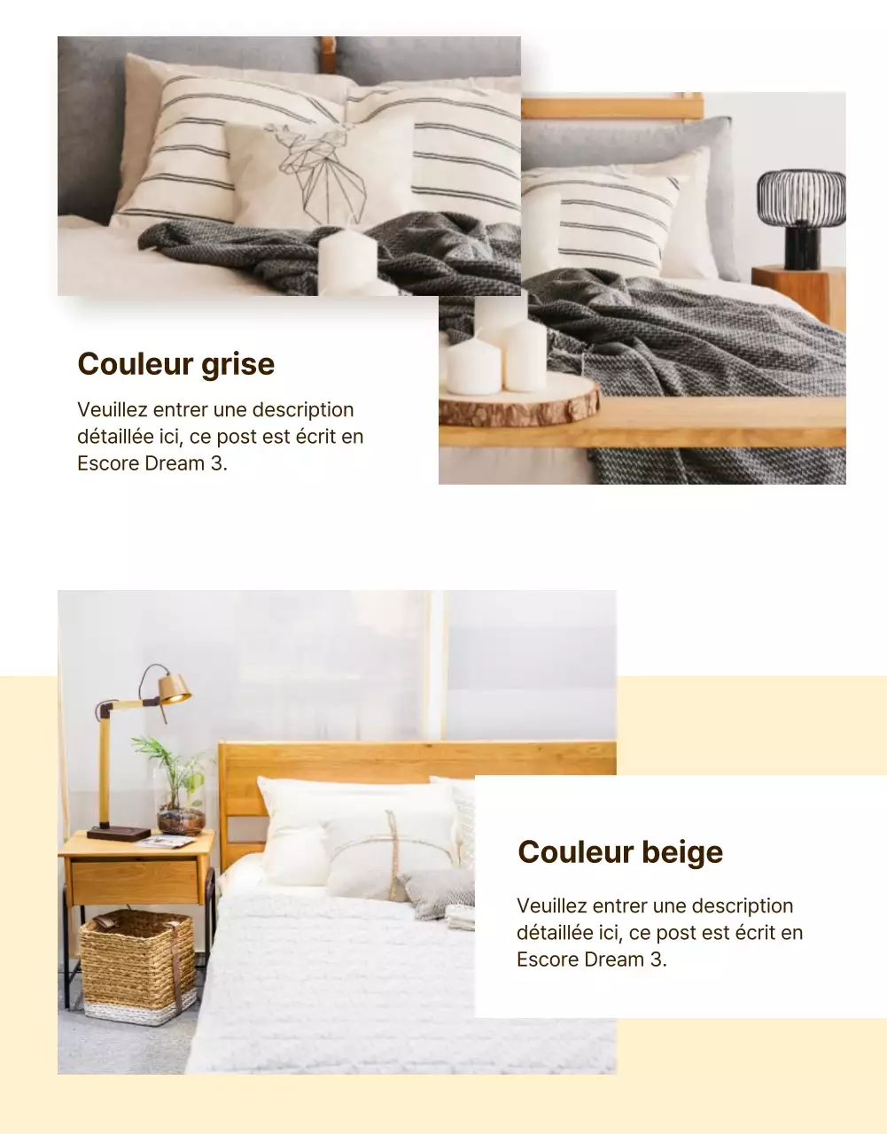 Page de détails de l'événement du printemps jaune