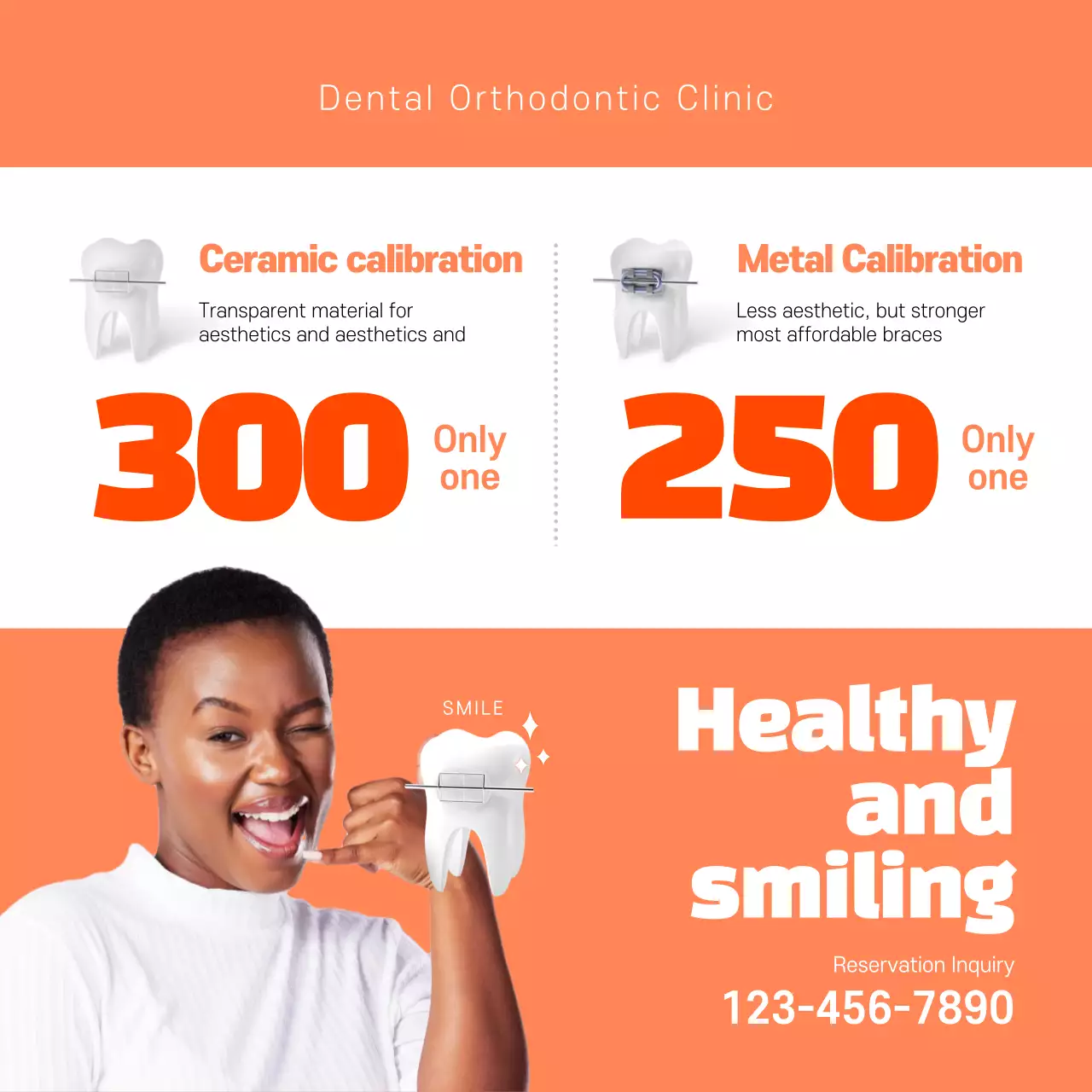 Teal Modern Dental Promotion Instagram Post