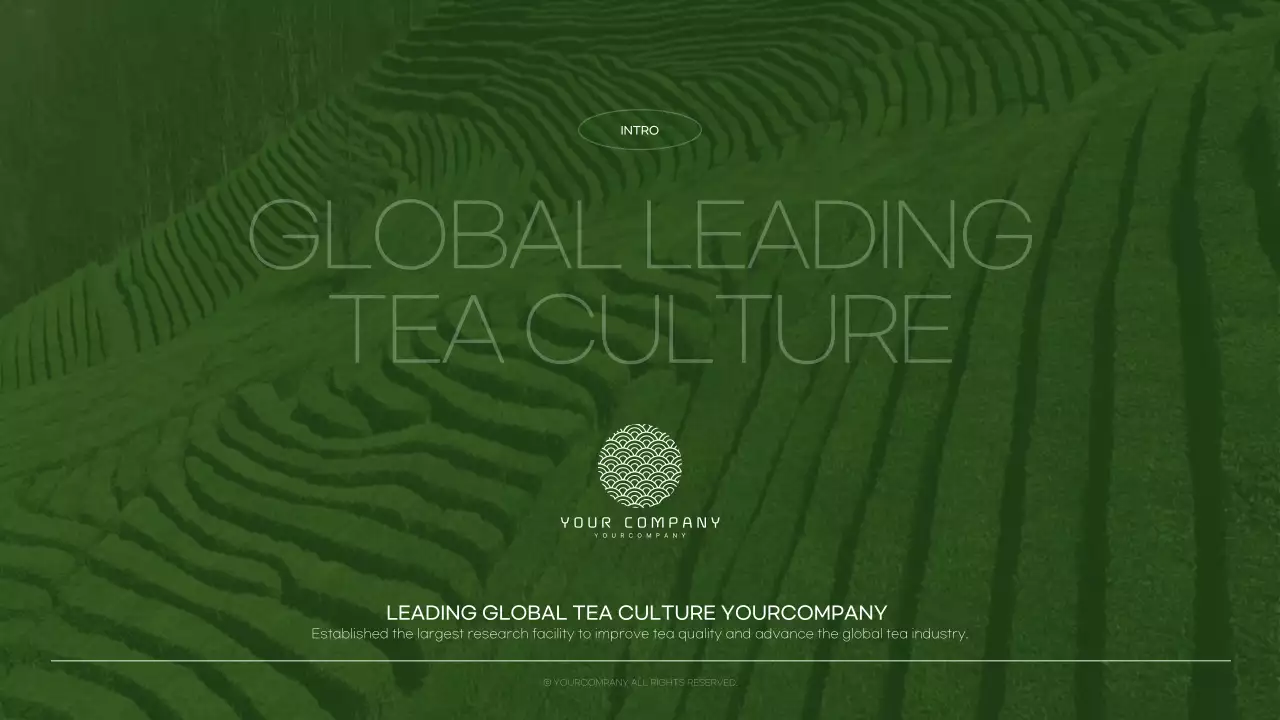 그린모던티 광고 프리젠테이션