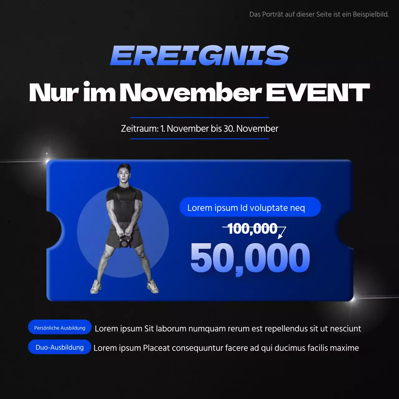 Schwarz und blau für einfache Gesundheit Fitness News