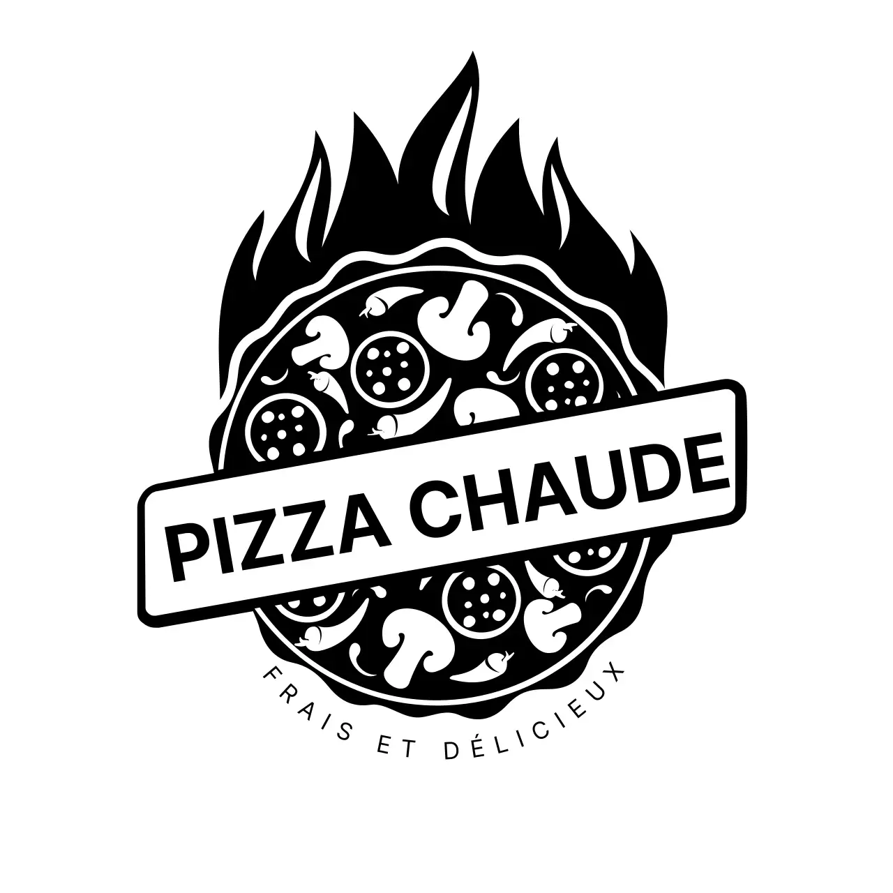 Sacs en plastique pour pizzas