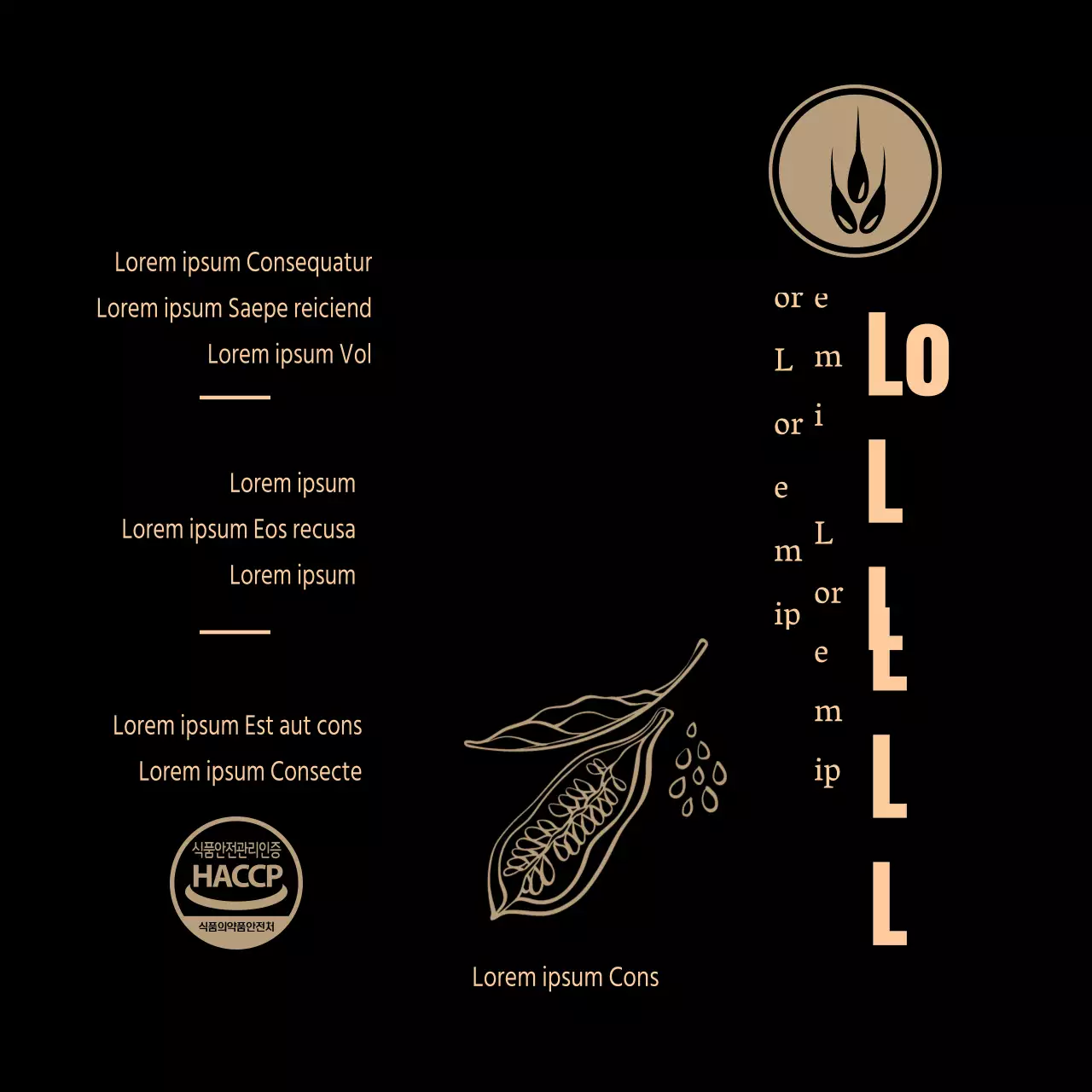 Inländische Etiketten für Sesamöl