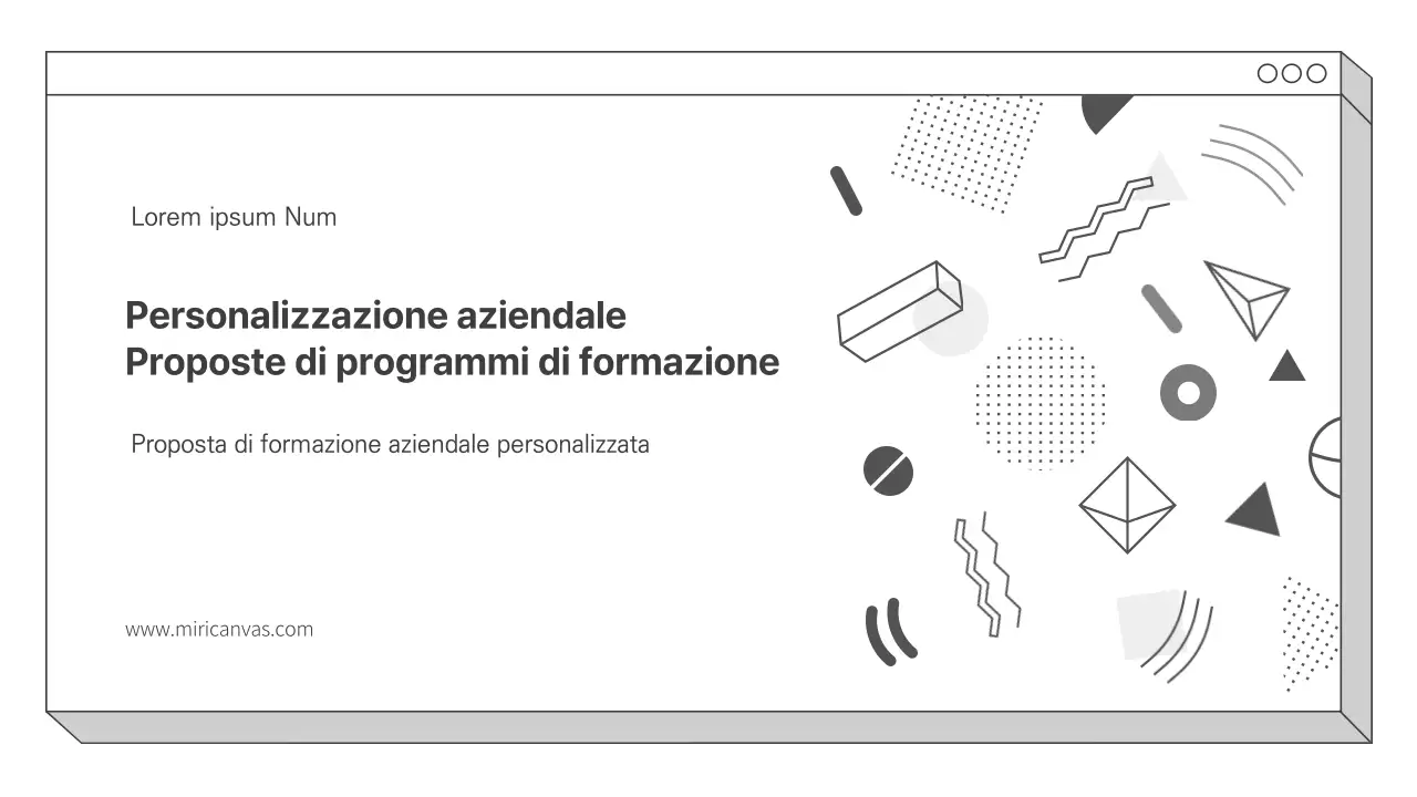 Proposta di programma di formazione aziendale personalizzato proposta commerciale PPT by Grayton