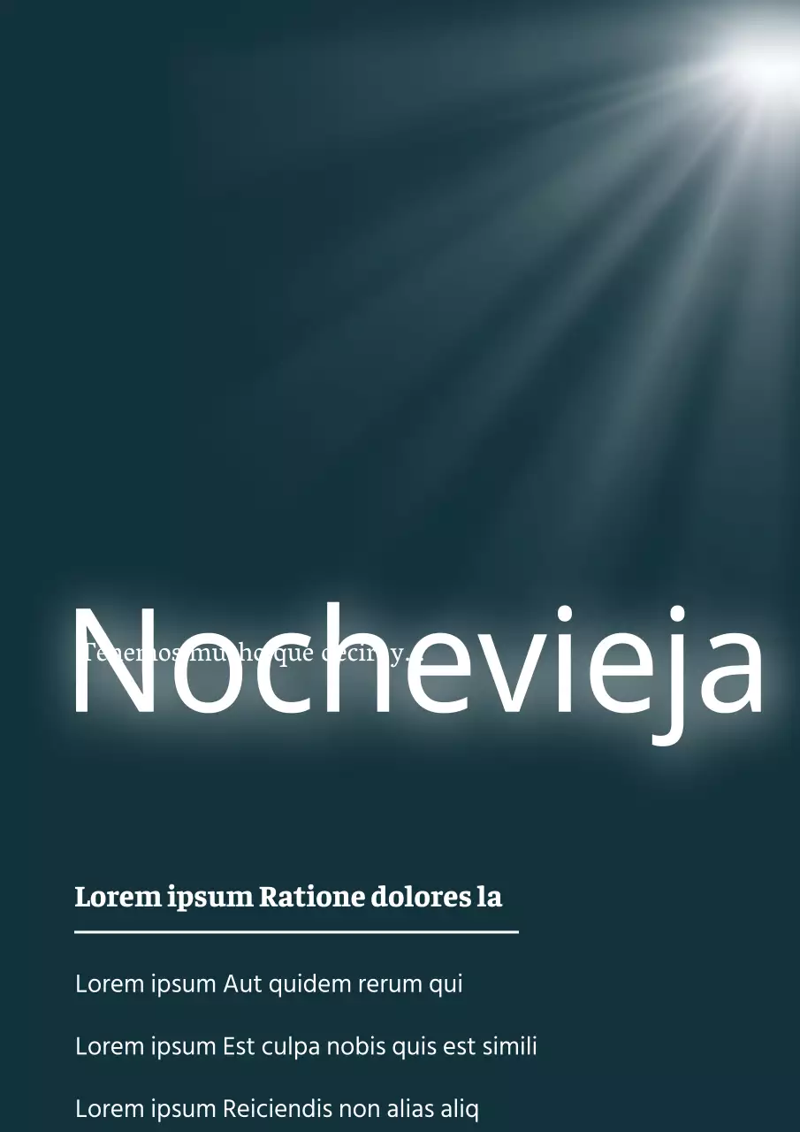Cartel promocional sencillo en blanco y negro para una fiesta de empresa