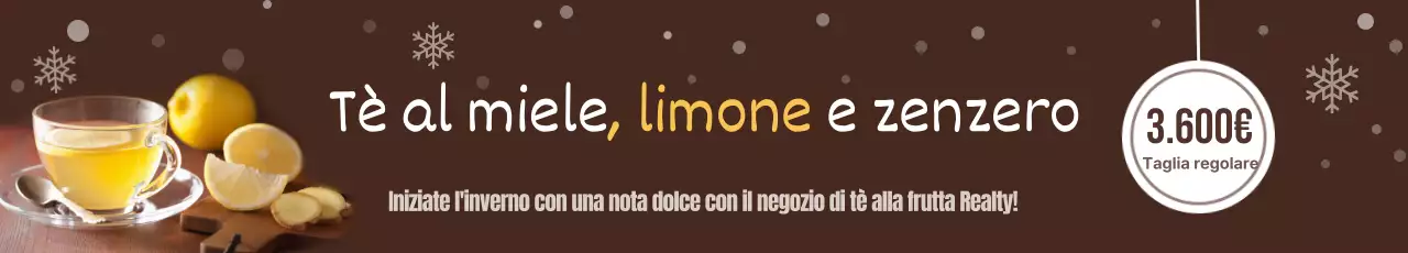 Tè al miele e limone e zenzero