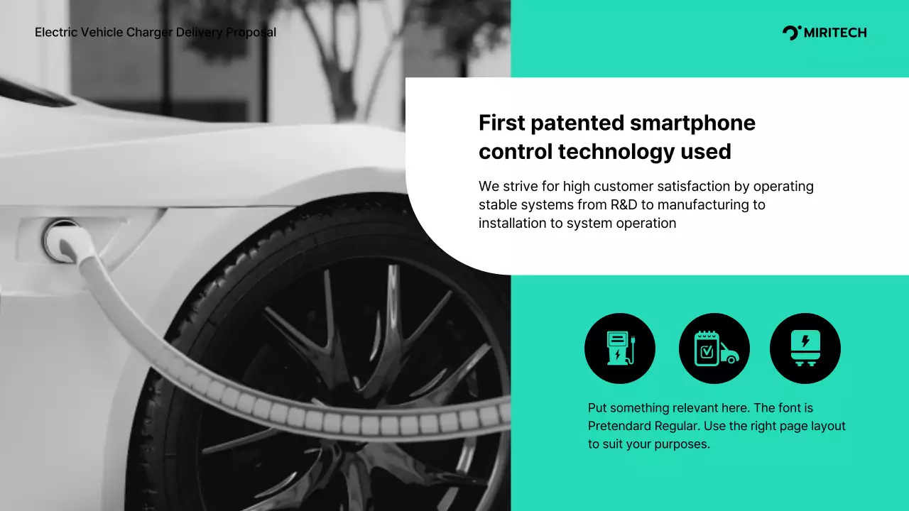 Teal Modern Ev Proposal Document Presentation