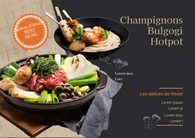 Hotpot de bulgogi aux champignons