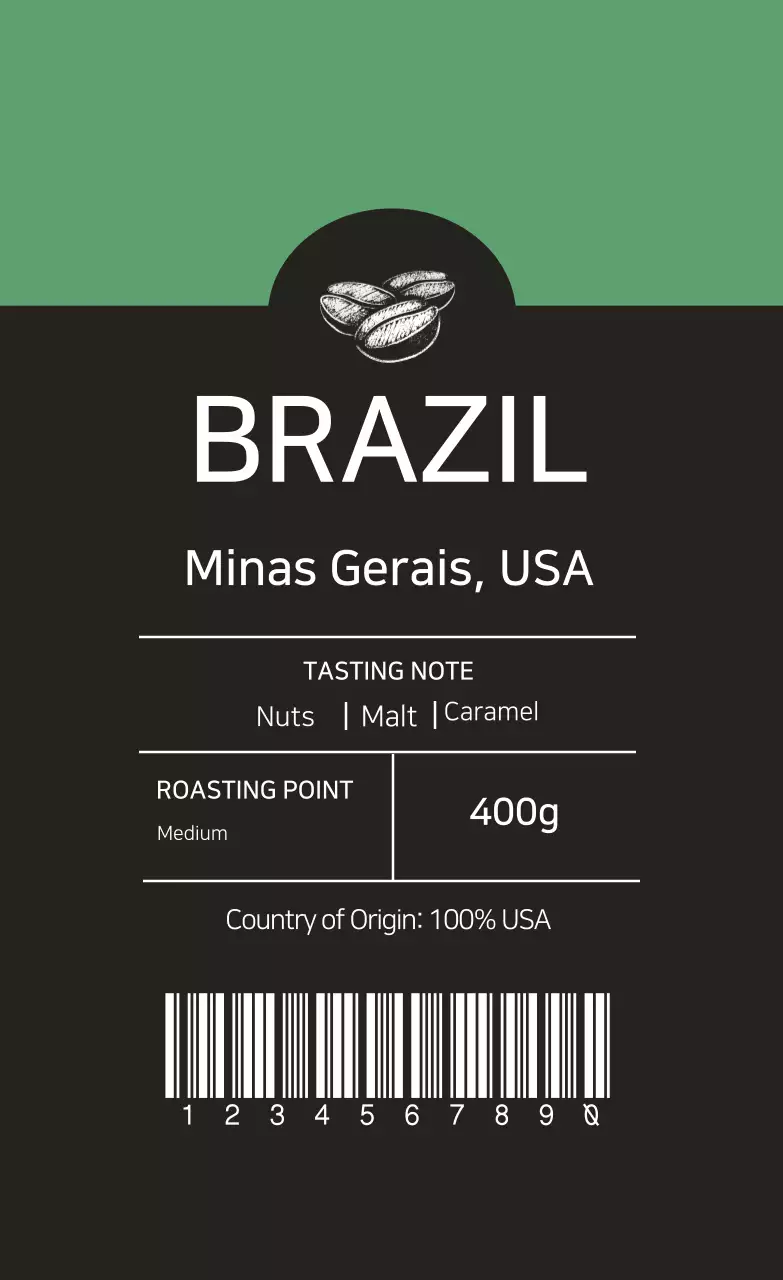 Hạt cà phê Minas Gerais của Brazil