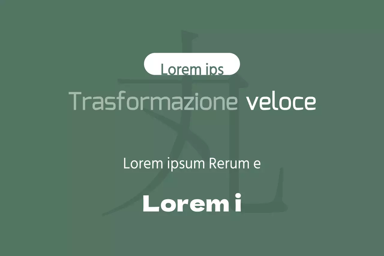 Trasformazione rapida